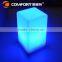 recharging colorful battery operated square led table lamp for bar
