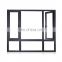 Shandong factory black color frame aluminum profile swing casement windows and doors