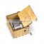 Factory wholesale hand crank wood small music box,plywood music box with dozens of songs