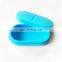 Silicone Pill Box Creative Pill Case Portable Medicine Storage Container Earplug Case Jewelry Holder for Pocket Purse