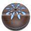 Hot sale dark wood grain ultrasonic air aroma diffuser with remote control
