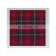 Fashion red check 100% Cotton yarn dyed fabric for shirt