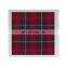 Fashion red check 100% Cotton yarn dyed fabric for shirt