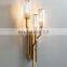2022 Simple Style Luxury Delicate Modern Decorative Home Art Fixture Indoor Led Wall Lamp