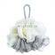 Natural  bath flower  shower ball sponge eco friendly body loofah mesh bath ball sponge