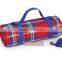 TOOTS Factory Outdoor Foldable fleece Picnic rug with handle Strap