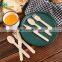 Yada 100% Biodegradable multifunction custom logo wooden dessert biodegradable disposable wooden cutlery