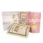 Zip lock flat bottom soap package plastic pouches aluminum foil 135g 500g toilet soap bar packaging stand up doypack bag