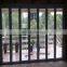 AS2047 Australia standard outward opening double tempered glazed aluminium bi fold window fold up glass window