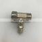 1/2 to 1/4 RO Water Filter Spare Parts Quick Connector Tee Ball Valve Faucet Tap Shut Off Ball Valve Copper Feed Water Adapter