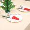 Christmas Fork Knife Cutlery Holder Bag Pocket Red Santa Hat Spoon Tableware Storage Bag Christmas Dinner Table Ornament