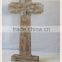 wholesale decorative vintage carved wood cross for home&garden decor. HW15A00346