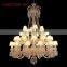 Wholesale Factory-Priced Black Crystal Chandelier Light Stainless Steel Lamp Body for Wedding Room Decoration