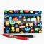 Hot selling soft material printed Waterproof neoprene pencil bag with zipper
