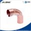 J9019 Factory price pipe fitting stainless steel 90 degree long radius elbow