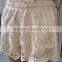 summer ladies hot /embroidery water soluble lace cotton lace short