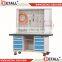 (DETALL) Tool Rolling workbench for with drawers and sliding door cabinet for technician