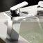 Single handle faucets and LED lamp falls the bathroom sink