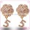 Wholesale fashion style earrings women diamond jewelry