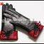 Ladies gift all palm touch screen black and red sheepskin leather gloves