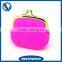 Cheap Price mini silicone rubber change purse colorful kids change purse