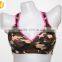 High Quallity Camouflage Color Sport Bra,sexy Women Bra