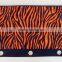Osini 2016 fashion custom colorful zebra-stripe 3-ring binder pencil bag Eco-friendly non-woven zebra-stripe pencil bag