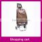 Folding portable supermarket trolley for sale