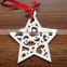 christmas tree shape christmas flat ornaments