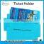 Factory Price OEM Vinyl insurance ticket holder