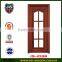 best price interior single swing Cherry wood glass door