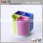 Customized Desktop Assemble Colored PS Plastic Pen Holder