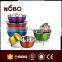 stainless steel colorful hand mixer with bowl