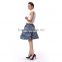 New designed Dot Print Blue Lady Skirt 2016 Sexy Mini Skirt Made in China