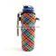 fashionable neoprene bottle holder with strap