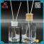 Korea Wholesale Reed Diffuser Oils Botella de Vidrio Reed Diffuser 80ml,200ml Rectangle Shape Bottle Supplier's Choice