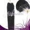 Virgin remy human hair Micro ring loop hair extension