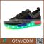2016 hot sales colorful kids dance shoes led light up running shoes