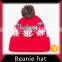 100% acrylic knitted beanie hat made in China