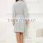 women 100%cotton nice bathrobe with edging