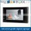 Flintstone 10 inch 1024x600 4 wire resistive touch screen signage kiosk built-in stereo loudspeaker