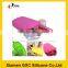 folding funky silicone cosmetic bag as makeup bag for outdoor