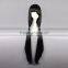 New pop anime Cartoon 100cm Long Black DATE A LIVE Tokisaki Kurumi Cosplay Wig