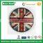 England Flag Wall Clock Vintage Large Wooden Clcok                        
                                                Quality Choice