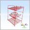 4 tier hot sale flooring knock down metal wire golf display rack stand