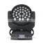 Zoom touch display 36*10w rgbw led moving head stage light