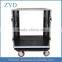 New Design Custom Aluminum Flight Box Space Rack Case For Amp Effect Mixer With Casters ZYD-HZMfc008