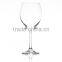 clear red wine glass
