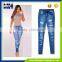 Large Size Waist Slim Stretch Feet Jeans Trousers