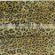 yellow coffee Leopard pattern polyester milk fiber Spandex printed fabrics